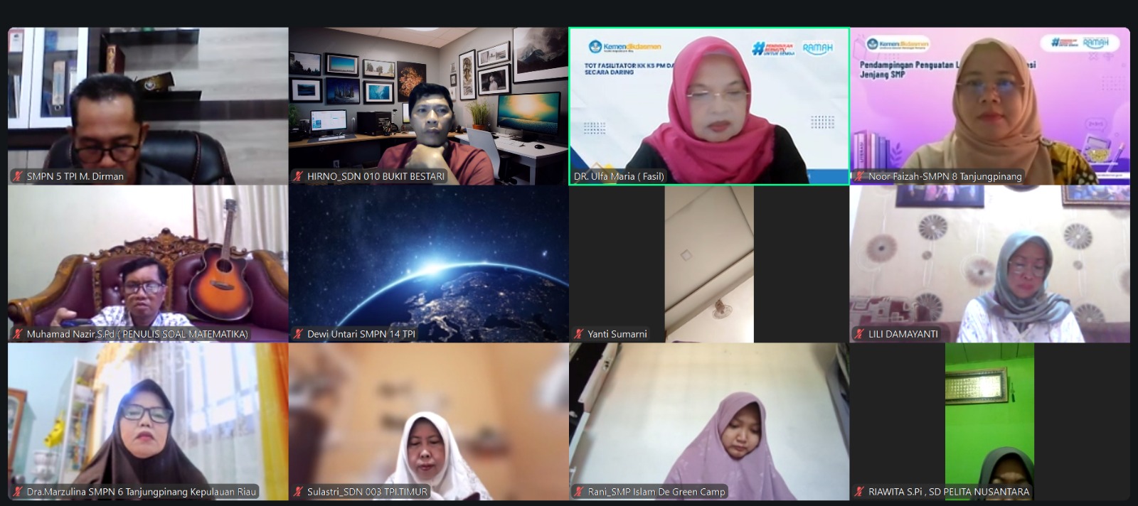 Tingkatkan Kualitas Pendidikan, Kegiatan Pembelajaran Mendalam (PM) Kepala Sekolah Se-Kota Tanjungpinang Resmi Dimulai