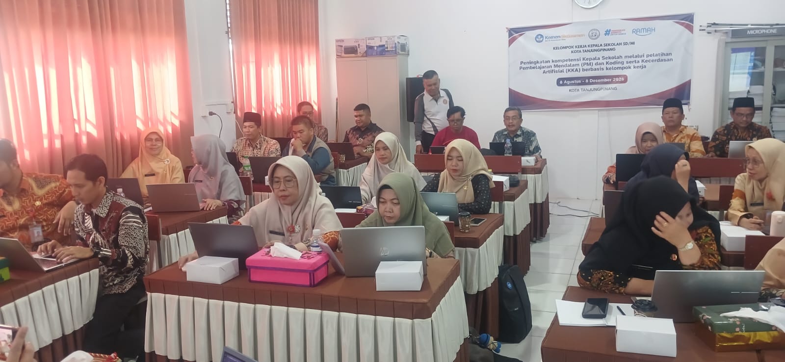 K3S Kota Tanjungpinang Gelar Pelatihan Peningkatan Kompetensi Kepala Sekolah Berbasis Pembelajaran Mendalam dan Kecerdasan Artifisial