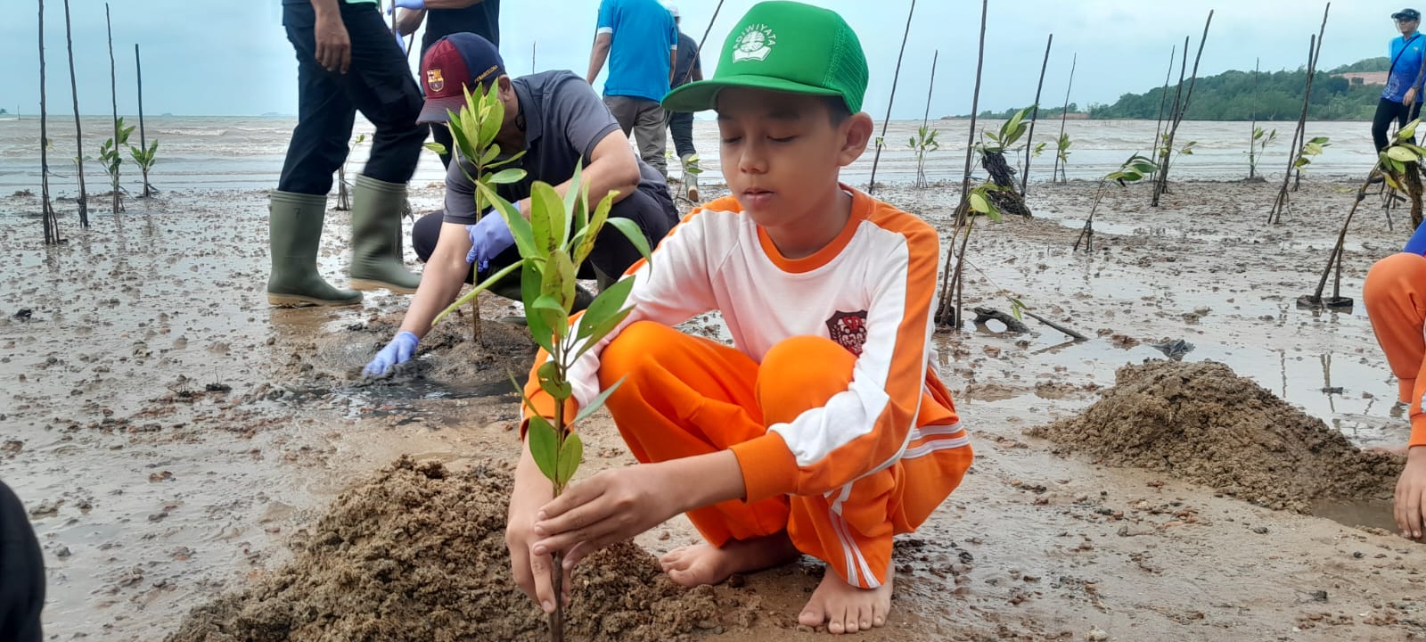 SD Negeri 010 Bukit Bestari Berpartisipasi dalam Peringatan Hari Mangrove Sedunia 2026